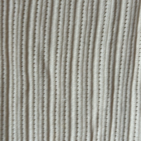 J.Crew Cream Merino Square Neck Pointelle Sweater - small - Picture 4 of 7